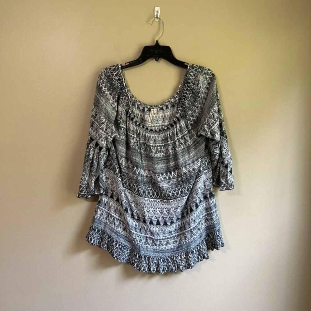 Grand &‎ Greene XL black and white top